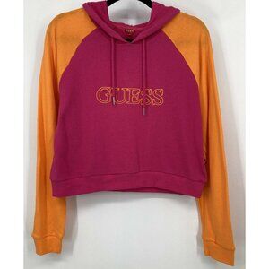 Guess Rhylee Sweatshirt Pink Punch Size Medium New